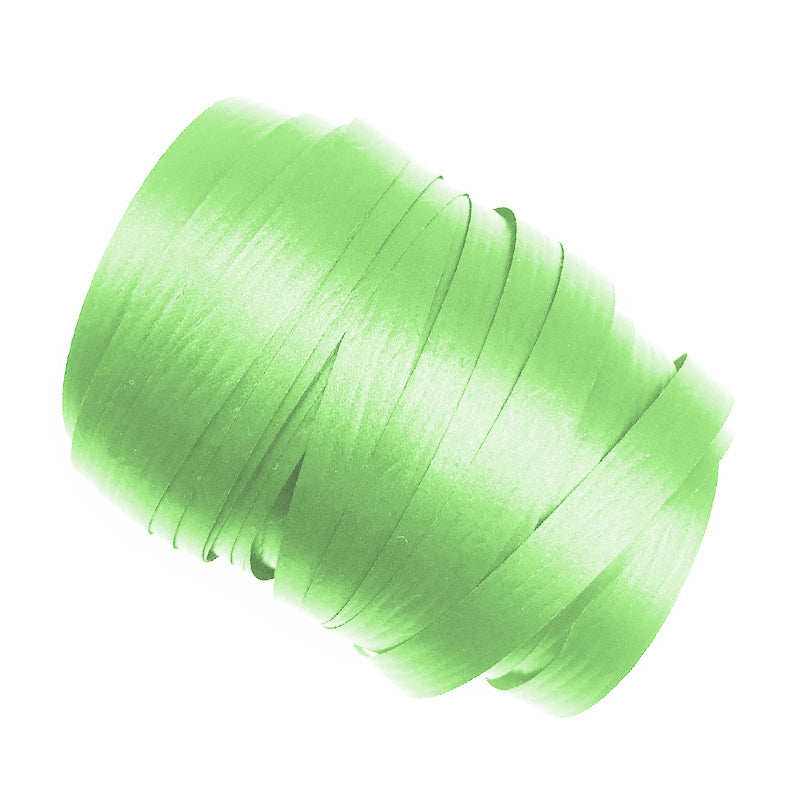 Lime Green Precut Ribbon With Clips 1.75m 25pk - Party Savers