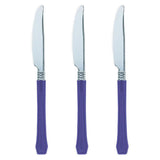 Purple Premium Plastic Knife 20pk - Party Savers