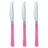 Pastel Pink Premium Plastic Knife 20pk - Party Savers