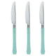 Robin Egg Blue Premium Plastic Knife 20pk - Party Savers