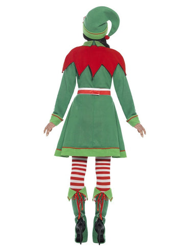 Women's Costume - Green Deluxe Miss Elf Costume
