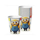 Despicable Me Cups 266ml 8pk - Party Savers