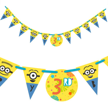 Despicable Me Jumbo Add-An-Age Banner - Party Savers