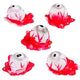 Asylum Bloody Eyeballs Plastic Decorations 3.8cm 5pk - Party Savers