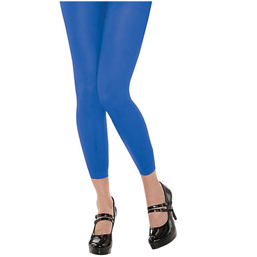 Blue Footless Tights - Party Savers