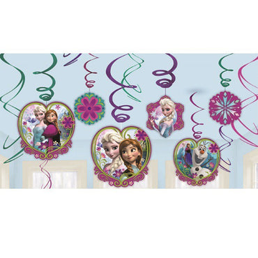 Frozen Swirl Value Pack 12pk - Party Savers