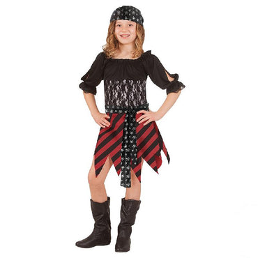 Girls Costume - Pirate Tween - Party Savers