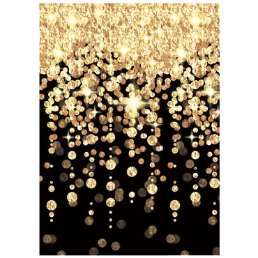 Glitz & Glam Cascading Lights Plastic Scene Setter Room Roll 1.21m x 12.19m - Party Savers