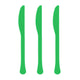 Green Plastic Knife 20pk - Party Savers