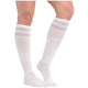 Silver Striped Knee Socks - Party Savers