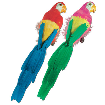 Assorted Colors Tropical Parrots 20in. Each - Party Savers