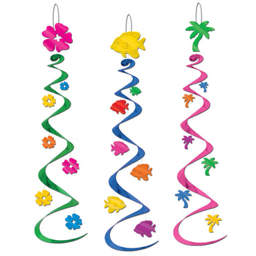 Luau Whirls 30in. 3Pk - Party Savers