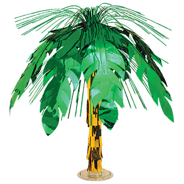 Palm Tree Cascade Centerpiece 18in - Party Savers