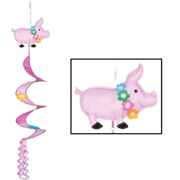 Luau Pig Wind-Spinner 3ft 6in. Each - Party Savers