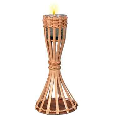 Tabletop Bamboo Torch Candle Included 11.5in. Each - Party Savers