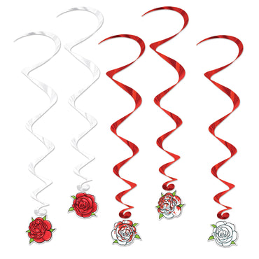 Rose Whirls 3ft. 5pk - Party Savers