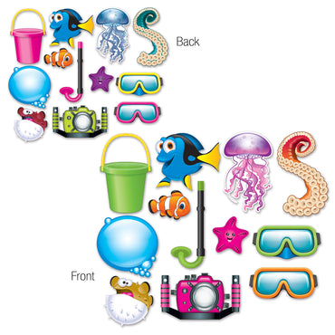 Under The Sea Photo Fun Signs 12pk - Party Savers