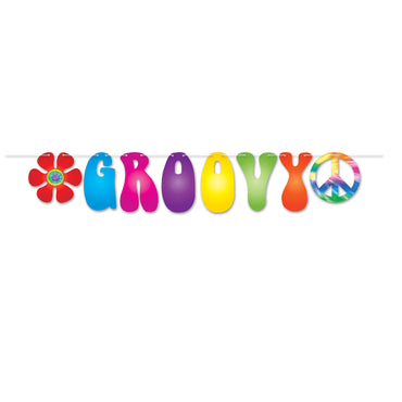 Groovy Streamer 7.50" x 5' - Party Savers