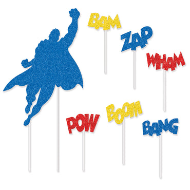 Hero Cake Topper 7" x 9.5" - Party Savers