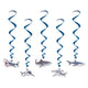 Shark Whirls 5pk 32in - 3ft - Party Savers