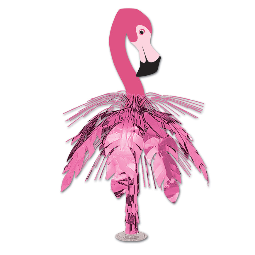 Flamingo Cascade Centerpiece 24.5in - Party Savers