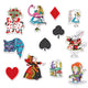 Alice In Wonderland Cutouts 6in-12in. 12pk - Party Savers