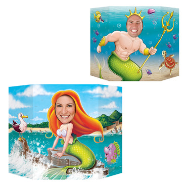 Mermaid Photo Prop 3ft 1in x 25in - Party Savers