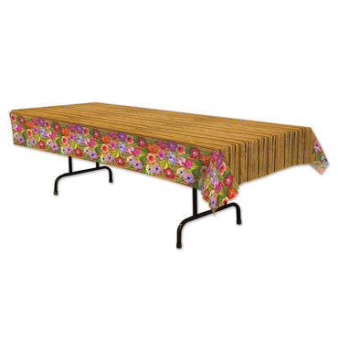 Plastic Luau Tablecover 54in x 108in. Each - Party Savers