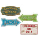 Beach Sign Cutouts 14in. 4Pk - Party Savers