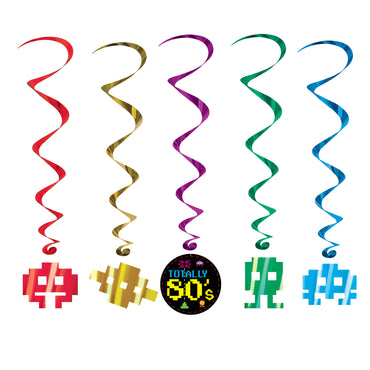 80's Whirls 34"-3' 4" - Party Savers