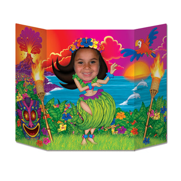 Hula Girl Photo Prop 3ft 1in x 25in - Party Savers