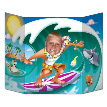 Surfer Dude Photo Prop 3ft 1in x 25in - Party Savers