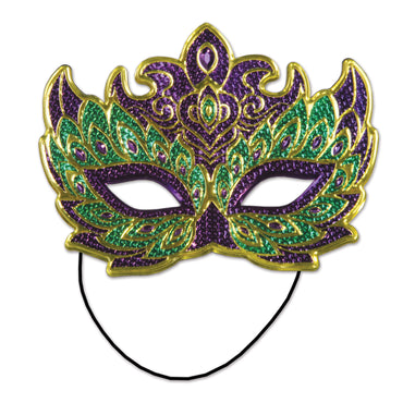Mardi Gras Costume Mask Each - Party Savers