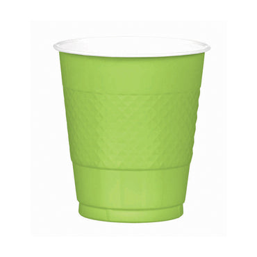 Lime Plastic Cups 355ml 20pk - Party Savers