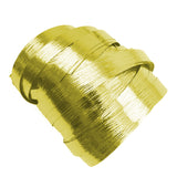 Metallic Green Precut Ribbon With Clips 1.75m 25pk - Party Savers