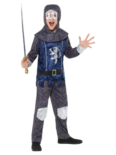 Boy's Costume - Blue Medieval Knight Boy Costume