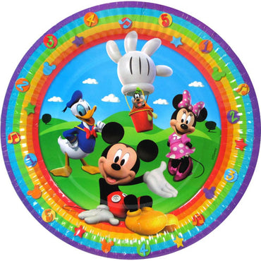 Mickey Mouse Clubhouse Round Plate 23cm - Party Savers
