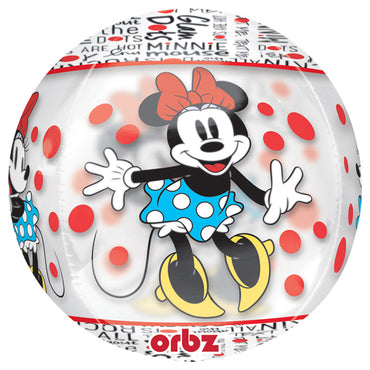 Minnie Mouse Orbz Clear Balloon - Party Savers
