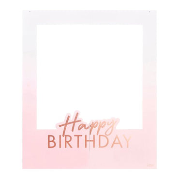 Mix It Up Rose Gold Foiled Personalised Happy Birthday Polaroid Frame Each