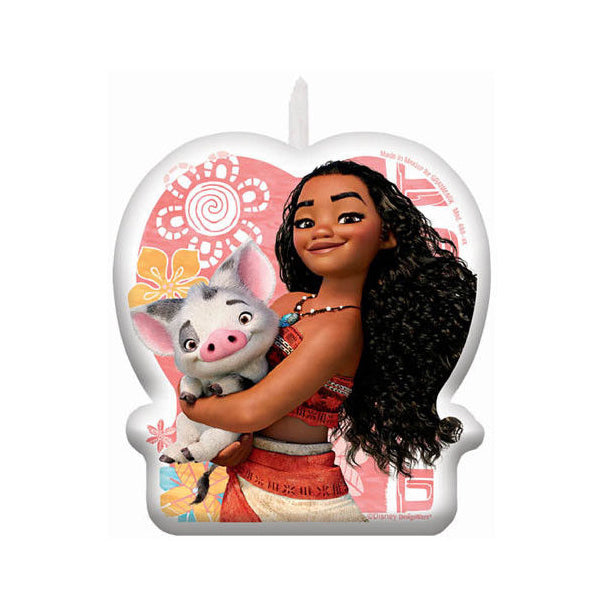Moana Birthday Candle Each - Party Savers