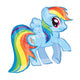 My Little Pony Rainbow SuperShape Balloon 71cm x 68cm - Party Savers