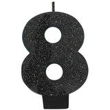 Number 5 Glitter Black - Party Savers