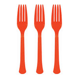 Red Plastic Fork 20pk - Party Savers
