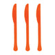 Orange Plastic Knife 20pk - Party Savers