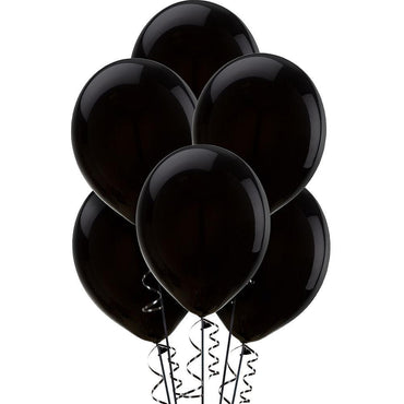 Black Premium Latex Balloons 30cm 25pk