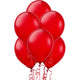 Red Premium Latex Balloons 30cm 25pk