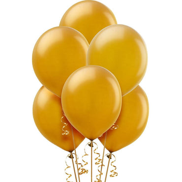 Gold Premium Latex Balloons 30cm 25pk