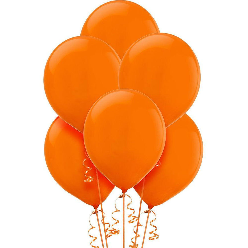 Orange Premium Latex Balloons 30cm 25pk