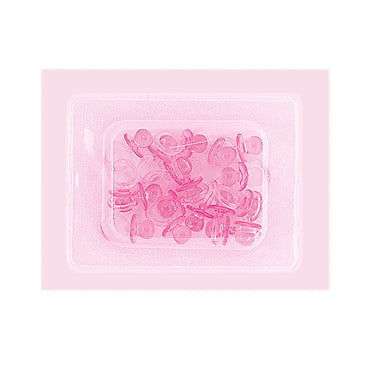 Pink Crystal Pacifiers 2.5cm 18pk - Party Savers