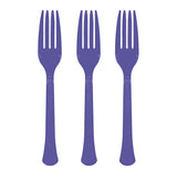Purple Plastic Fork 20pk - Party Savers